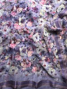 Floral Print Saree