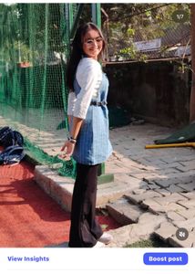 Cute Denim Jumper Dress