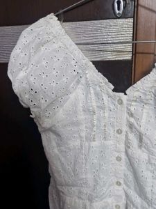 WESTSIDE White Eyelet DRESS 12-13 YRS
