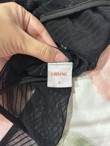 Black Sheer Cutout Bodysuit
