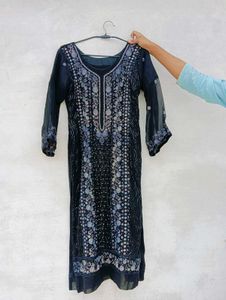 Elegant Embroidered Kurta Set