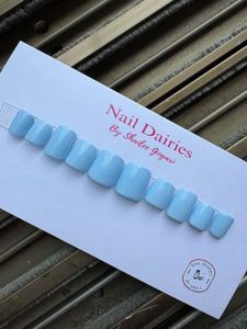 Combo Solid Colour Press-On Nails