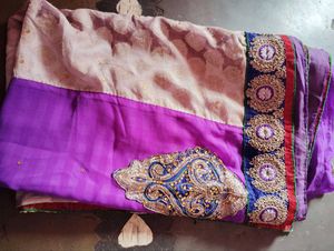Elegant Purple Saree