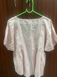 Cute Pink Polka Dot Top