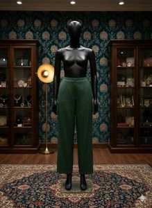 Green Wide Leg Pants