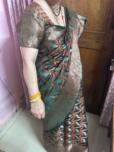 banarsi saree with blouse
