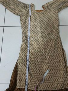 Girl's Ethnic Kurta with Gharara