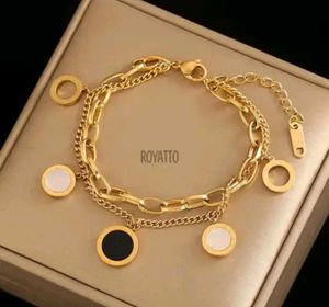 Elegant Gold Charm Bracelet