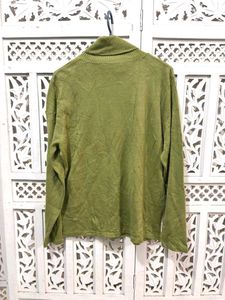 ✈️ Imported Olive Green Turtleneck Sweater ()