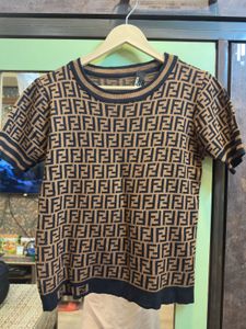 Fendi Fabric Ff Motif Jumper Women
