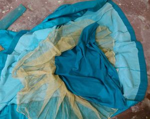 Teal Embroidered Indian Dress 👗 New