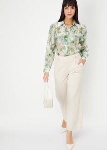 Price Drop ‼️max Polyester Green Floral Shirt