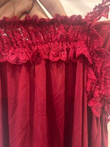 Red Lace Lingerie Set - Size M