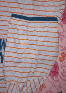 Striped Graphic Tee