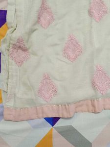 Pink And White Kurti
