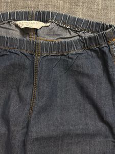 Pull-On Denim Pants
