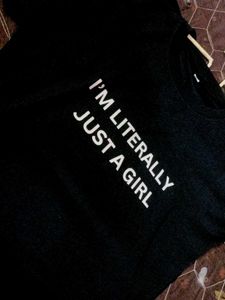 Savana Just A Girl Crop Top