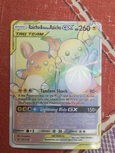 Pokemon Raichu &amp; Greninja GX Card Lot