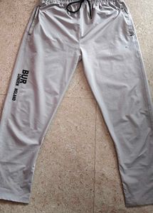 Gray Casual Track Pants