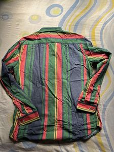 British 🇬🇧 Club Striped Button-Down Shirt