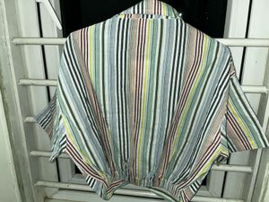 Striped Knot-Front Top