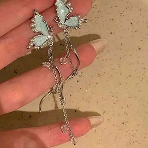 Butterfly Rhinestone Earrings