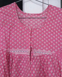 Pink Cotton Nighty