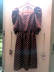 Polka Dot Mini Dress