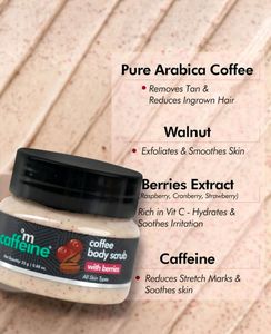 M caffeine Body Scrub 50g