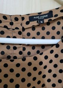 Polka Dot 3/4 Sleeve Top Never Used