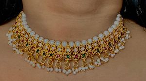 Beautiful Women Multicoloured Beads Necklace