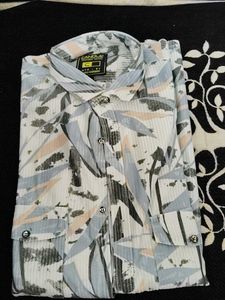 Camo Korean Vintage Shirt For Men Tiptap Button
