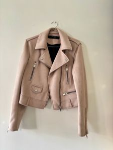 Zara Suede Moto Jacket