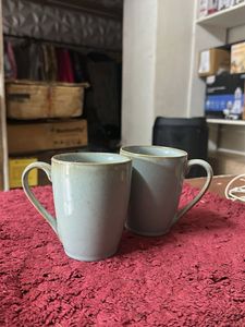 Double Glazed Set of 2 Ceramic Mugs