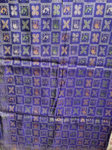 Pure Goergette khaddi weave banarasi saree