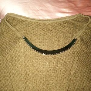 Olive Green Knit Top