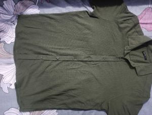 Men&#39;s Olive Green Shirt