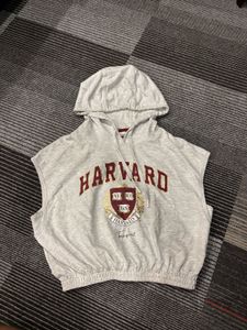Teamspirit X Harvard Athlesure Wear Crop Hoodie