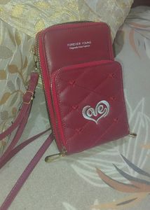 Trendy Rustic Red Sling Bag ♥️