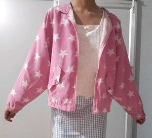 Windproof Light Weight Baloon Sleeve Jacket