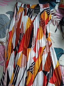 Colorful Pleated Skirt