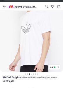 Adidas Originals White T Shirts Premium