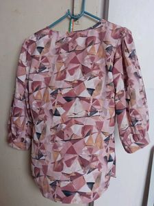Geometric Print Top