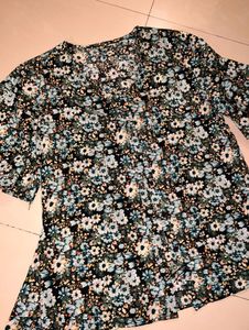 Green Flower Top