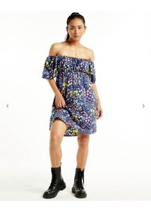 Open Back Floral dress