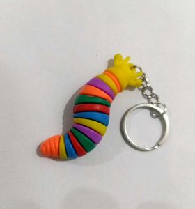 Worm Cute Keychain