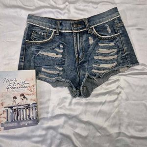 Rugged Denim Shorts
