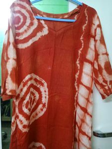 Hand Batik Pure Cotton Kurta / Kurti