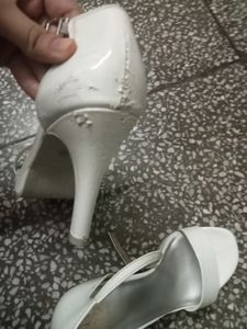 White Pencil Heels