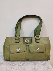Green Leather Handbag